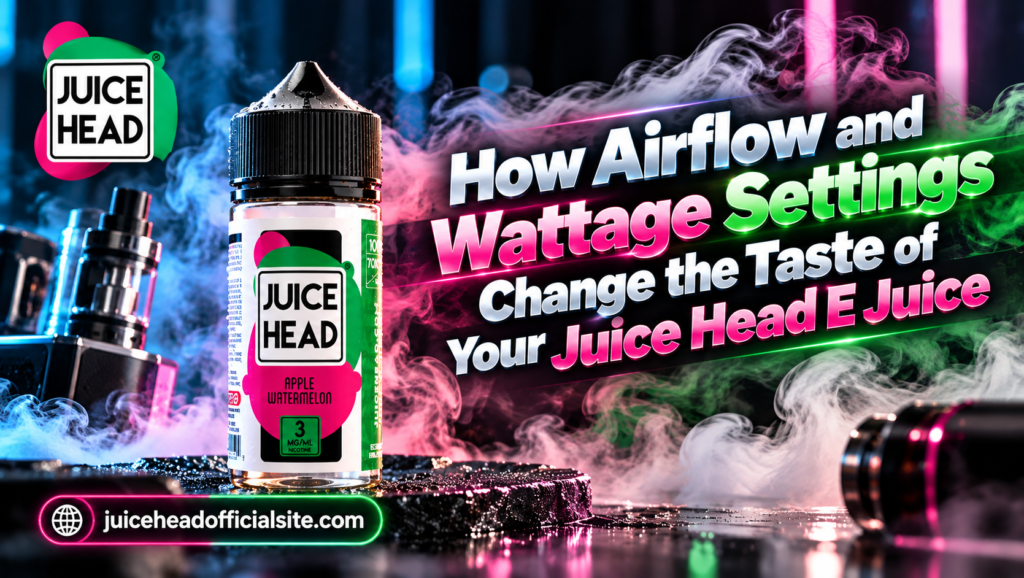 How Airflow And Wattage Settings Change The Taste Of Your Juice Head E Juice 1 Juice Head